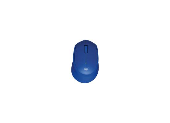 Logitech M330 Silent Plus Wireless Mouse - Blue
